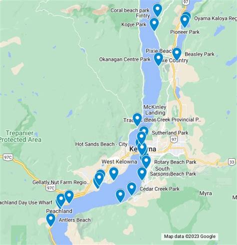 google maps kelowna